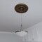 Ekena Millwork Berkshire PVC Medallion (Canopies up to 8 3/8"), 19"OD x 3 1/2"ID x 1"P, Metallic Antique Brass CMP19BECAB - alternate 10